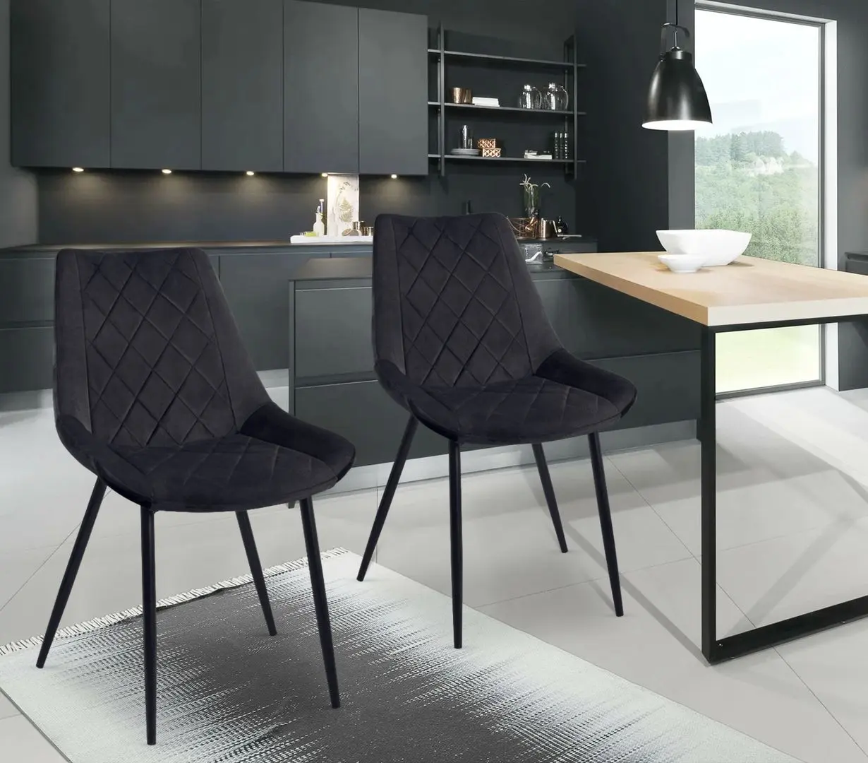 Набор стульев Akord SJ.0488 (Black)