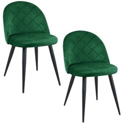 Set scaune Akord SJ.077 (Black/Green) Thumb
