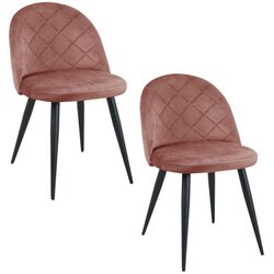 Set scaune Akord SJ.077 (Black/Pink) Thumb