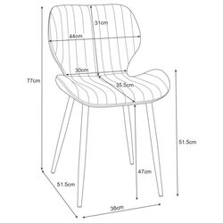 Набор стульев Akord SJ.17 (Black/Green) Thumb