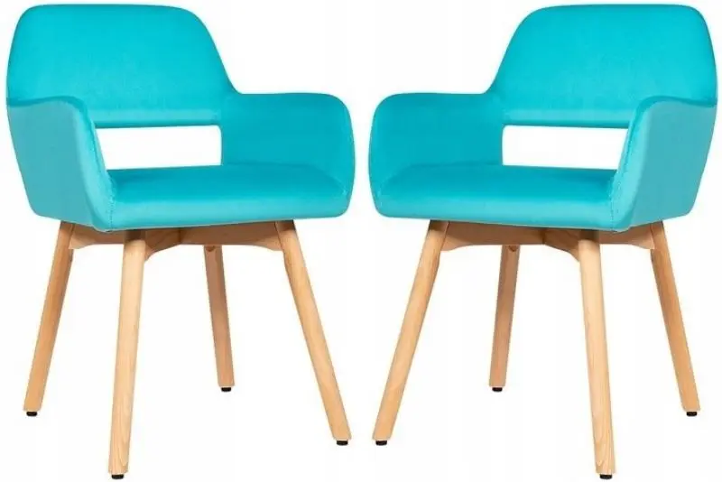 Set scaune Costway HW66056BL-2 (Blue) - 3