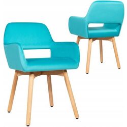 Set scaune Costway HW66056BL-2 (Blue) Thumb