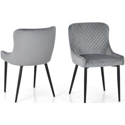 Набор стульев Costway JV10847GR-2 (Grey) Thumb