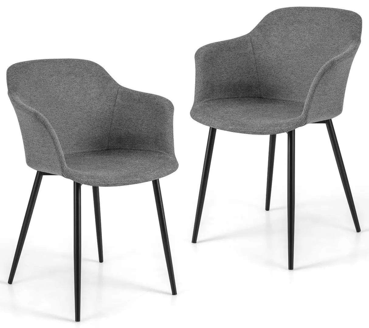 Set scaune Costway JV11029GR-2 (Grey)