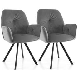 Набор стульев Costway JV11165GR-2 (Grey) Thumb