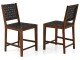 Set de scaune Costway JV11216DK (Black/Brown)