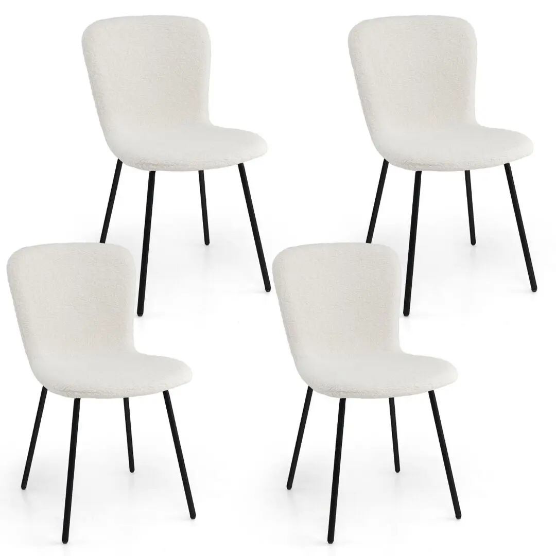 Набор стульев Costway JV11400WH-4 (White)