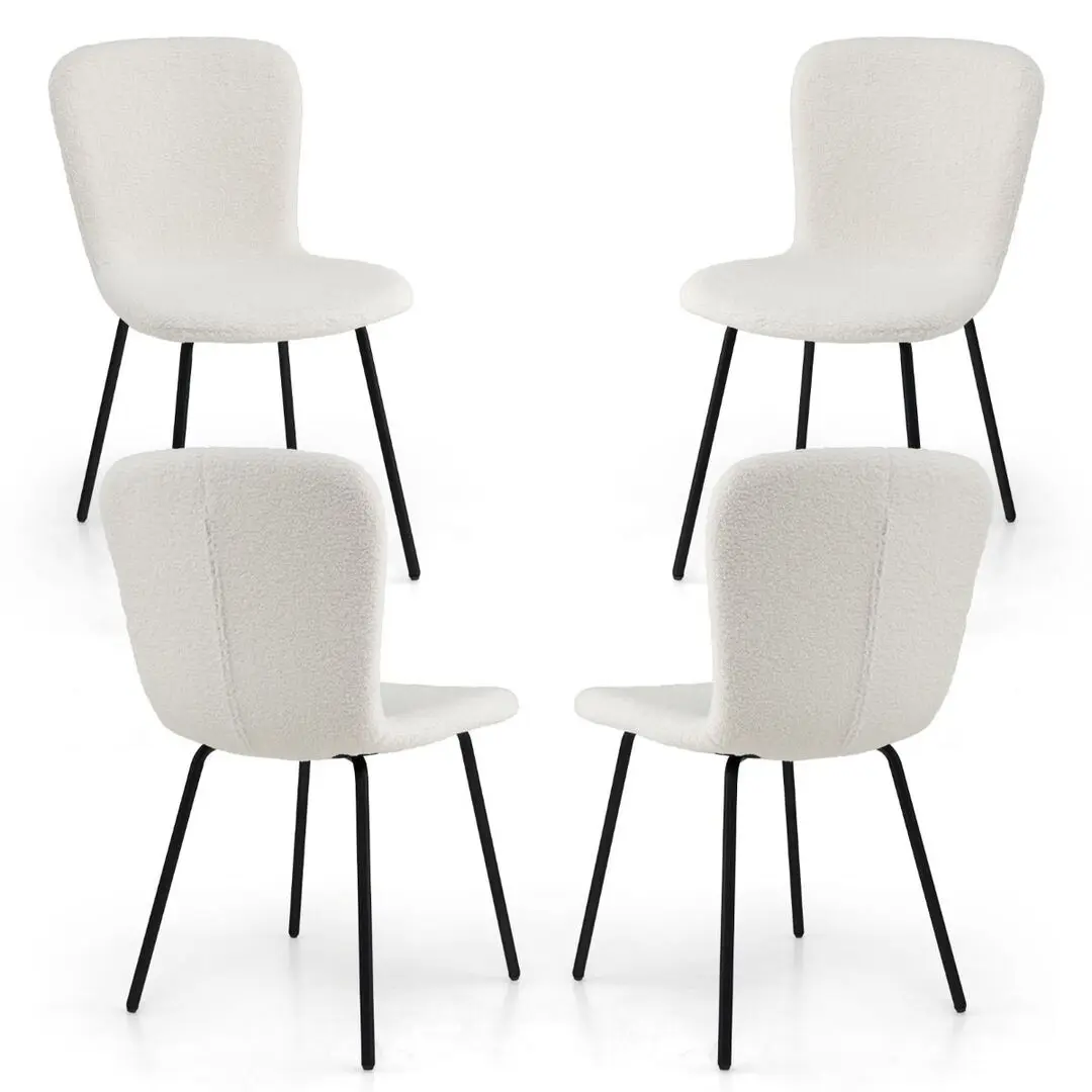 Набор стульев Costway JV11400WH-4 (White)