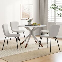 Set scaune Costway JV11400WH-4 (White)