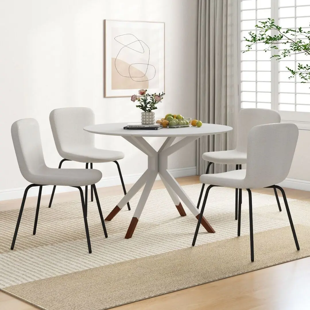 Набор стульев Costway JV11400WH-4 (White)