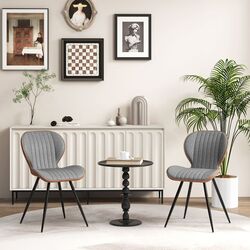 Set scaune Costway JV11538GR-2 (Grey/Brown) Thumb