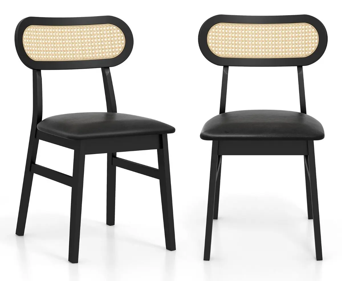 Set scaune Costway JV11675BK (Black) - 2