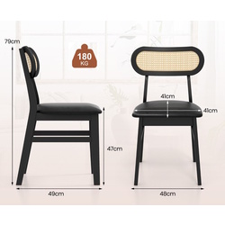 Set scaune Costway JV11675BK (Black) Thumb