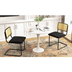 Набор стульев Costway KC55390DK-2 (Black/Yellow)