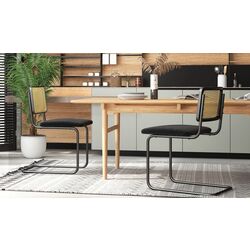 Набор стульев Costway KC55390DK-2 (Black/Yellow) Thumb