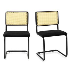 Набор стульев Costway KC55390DK-2 (Black/Yellow) Thumb