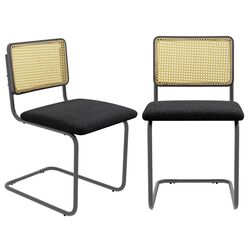 Набор стульев Costway KC55390DK-2 (Black/Yellow) Thumb