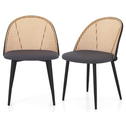 Set scaune Costway KC57104GR-2 (Grey/Natural) Thumb