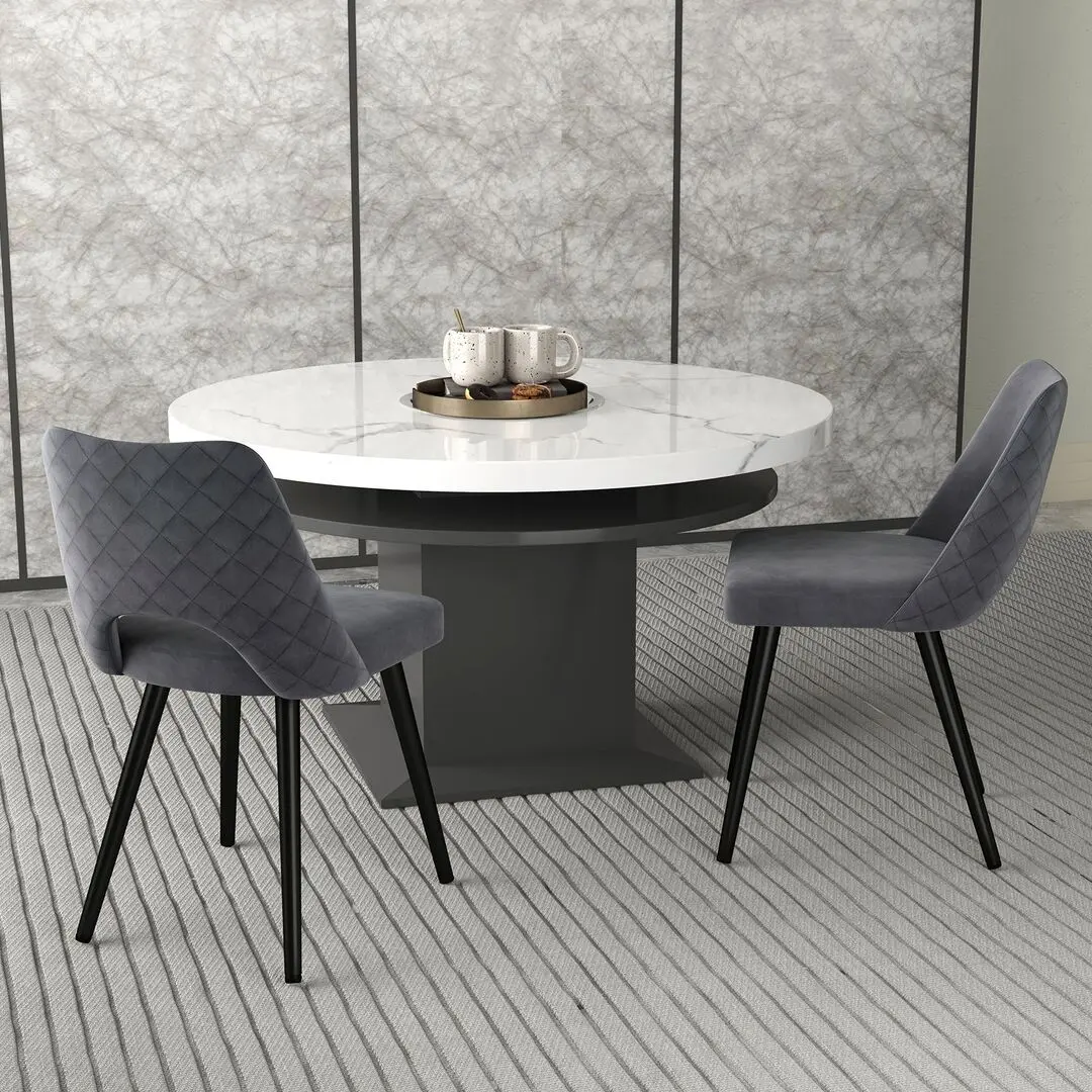 Набор стульев Costway KC57224GR-2 (Grey)