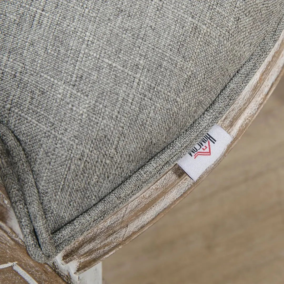 Set scaune Homcom 835-114V01GY 50x55x96 cm (Grey/Antique Wood) - 7