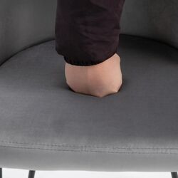 Набор стульев Homcom 835-139GY 49x50x77 cm (Grey/Black) Thumb