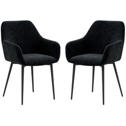 Set scaune Homcom 835-771V00BK 54x57x80 cm (Black) Thumb