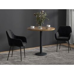 Набор стульев Homcom 835-771V00BK 54x57x80 cm (Black)