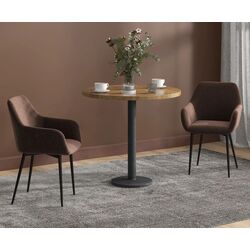 Набор стульев Homcom 835-771V00BN 54x57x80 cm (Brown/Black) Thumb