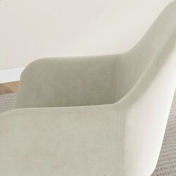 Set scaune Homcom 835-771V00CW 54x57x80 cm (White Cream/Black) Thumb