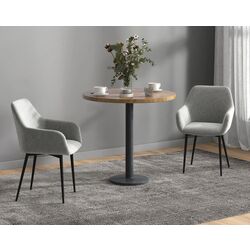 Набор стульев Homcom 835-771V01CG 54x57x80 cm (Dark Grey/Black)