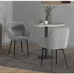 Набор стульев Homcom 835-771V01CG 54x57x80 cm (Dark Grey/Black) Thumb