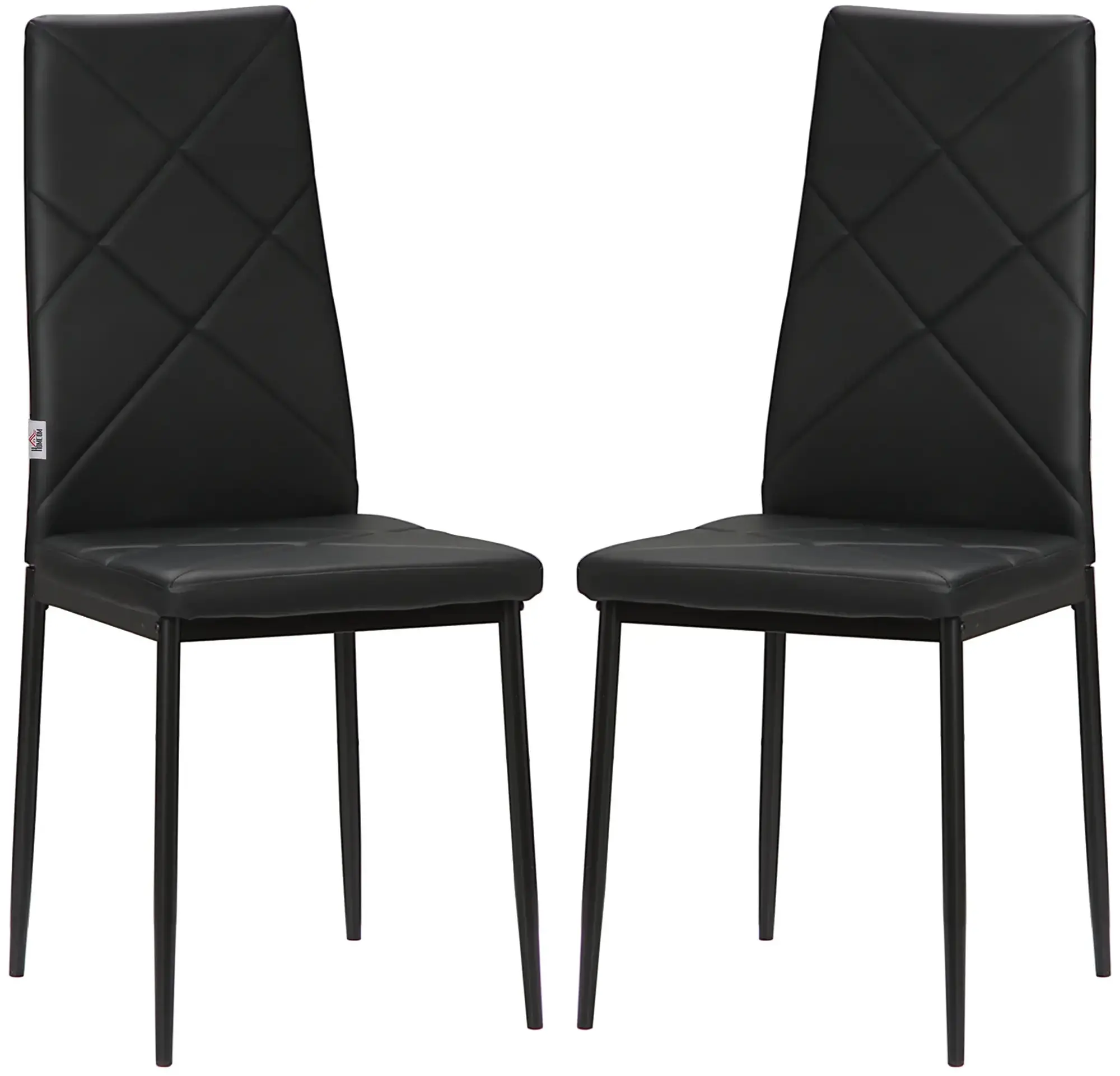 Set scaune Homcom 835-835V01BK 41x50x97cm (Black)