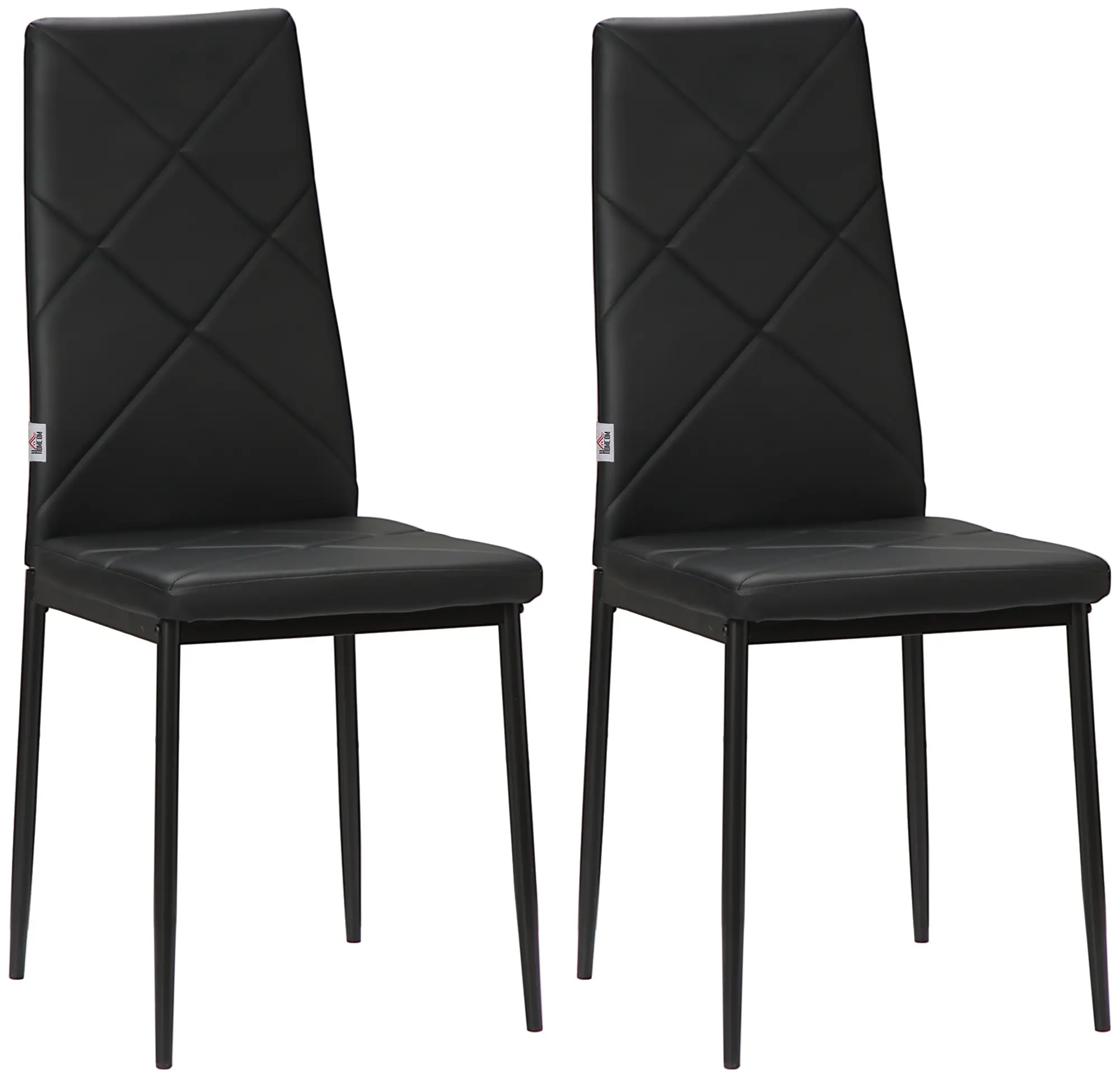 Set scaune Homcom 835-835V01BK 41x50x97cm (Black)