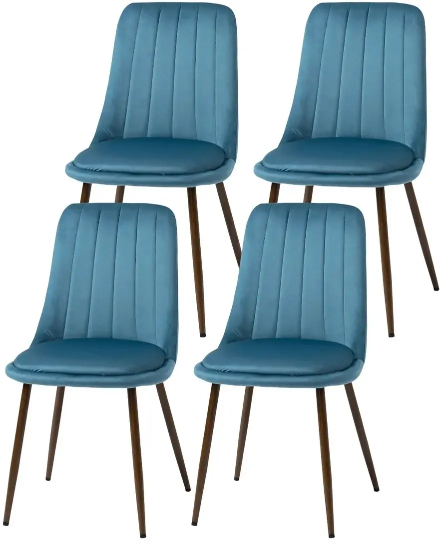 Набор стульев Homcom 835-922V00DB 47x55x86 cm (Blue)