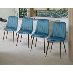 Set scaune Homcom 835-922V00DB 47x55x86 cm (Blue)