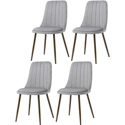 Набор стульев Homcom 835-922V00GY 47x55x86 cm (Grey) Thumb