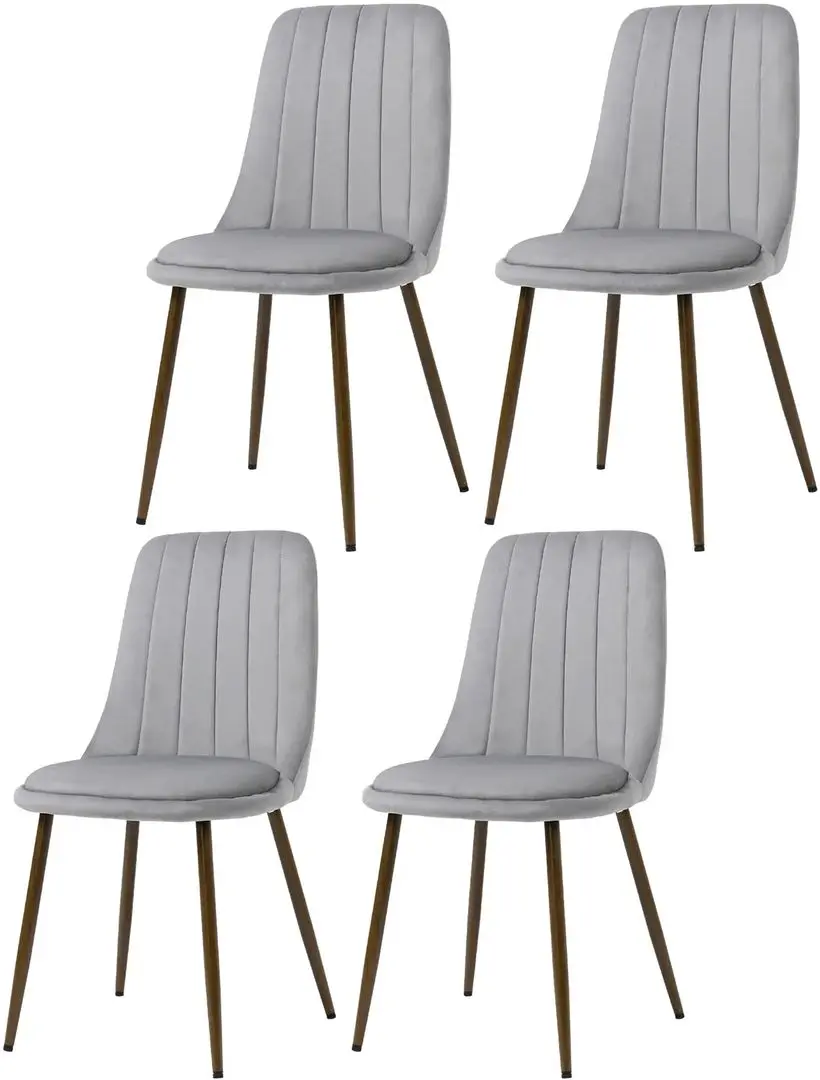 Набор стульев Homcom 835-922V00GY 47x55x86 cm (Grey) - 2