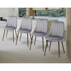 Набор стульев Homcom 835-922V00GY 47x55x86 cm (Grey)