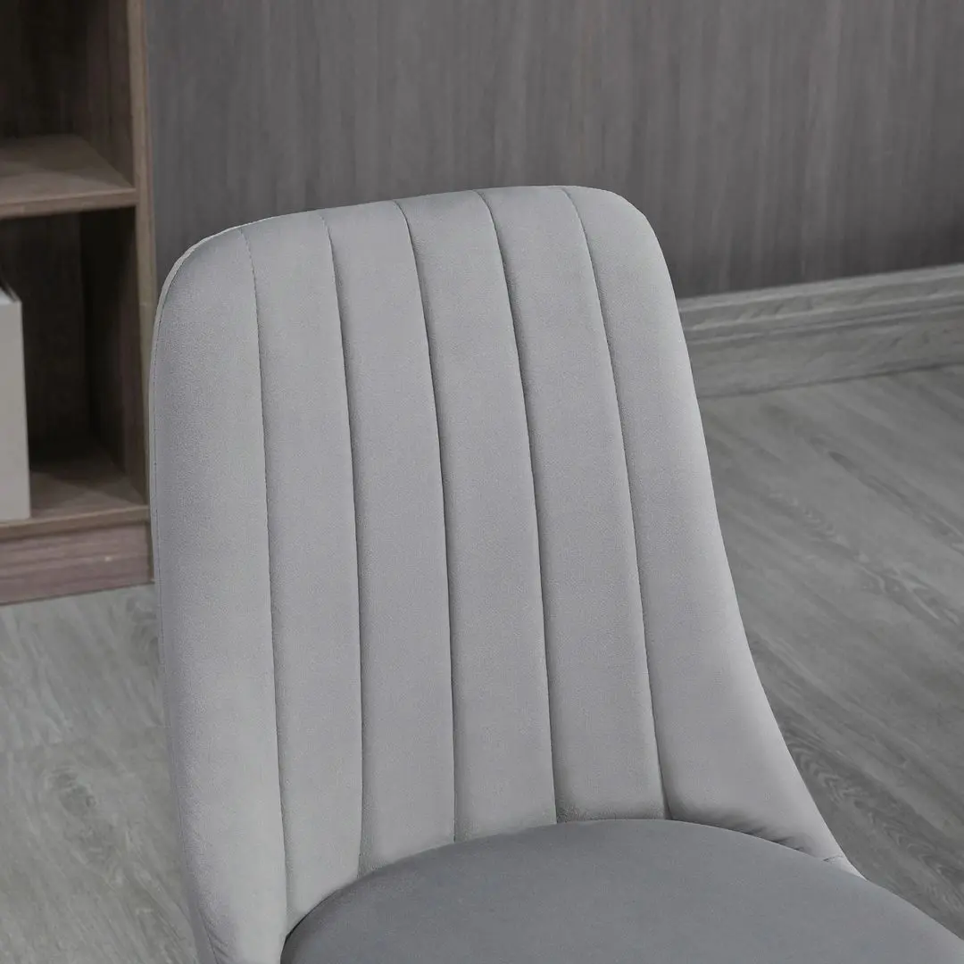 Набор стульев Homcom 835-922V00GY 47x55x86 cm (Grey) - 6