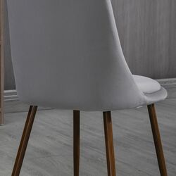 Набор стульев Homcom 835-922V00GY 47x55x86 cm (Grey) Thumb