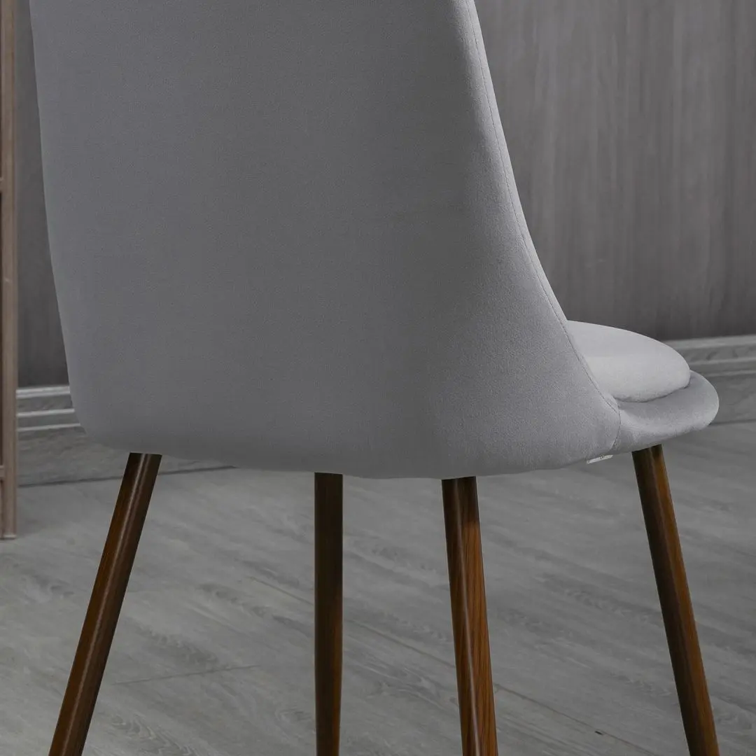 Набор стульев Homcom 835-922V00GY 47x55x86 cm (Grey) - 7