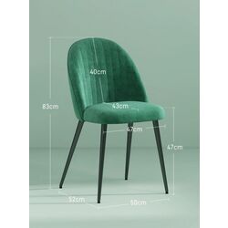 Набор стульев Homcom 83A-127V00GN 4pcs (Green/Black) Thumb