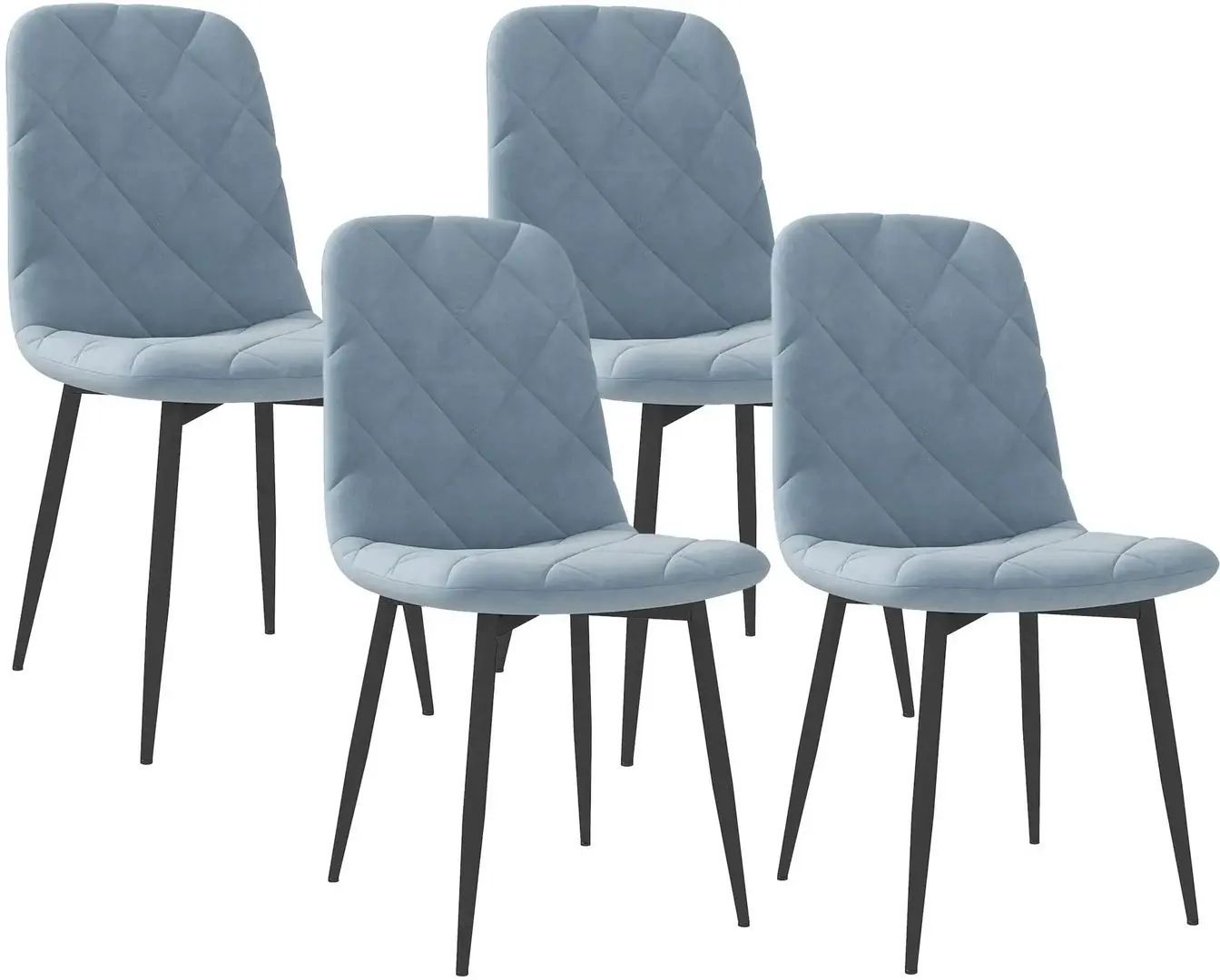 Set scaune Homcom 83A-136V00LB 45x54x87 cm (Light Blue)