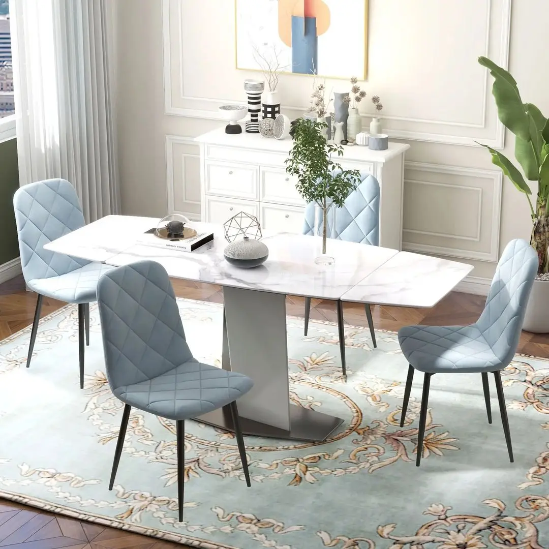 Set scaune Homcom 83A-136V00LB 45x54x87 cm (Light Blue)