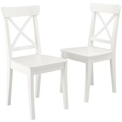 Set scaune Ikea Ingolf 2 buc (Alb)