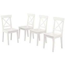 Set scaune Ikea Ingolf 4 buc (Alb)