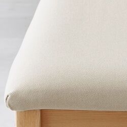 Set scaune Ikea Lerhamn 2 bucati (Aspect Antichizat/Vittaryd Bej) Thumb
