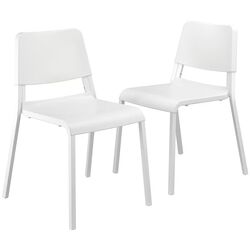 Set scaune Ikea Teodores 2 buc (Alb)