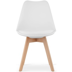 Набор стульев Leobert Mark (White/Natural) Thumb