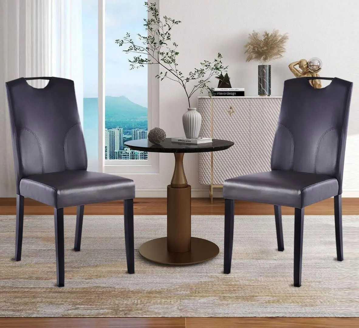 Set scaune Marcel Prod RH6002C (Black)